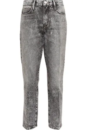 Frame Mid-Rise Straight Jeans Le Nouveau