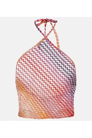 Missoni Cropped-Top aus Häkelstrick