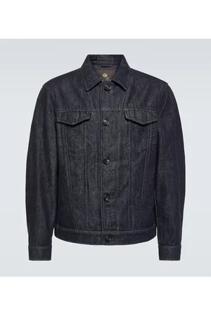 Loro Piana Jacke Neive aus Denim und Kaschmir