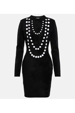 Alaïa Alaïa Minikleid aus einem Wollgemisch