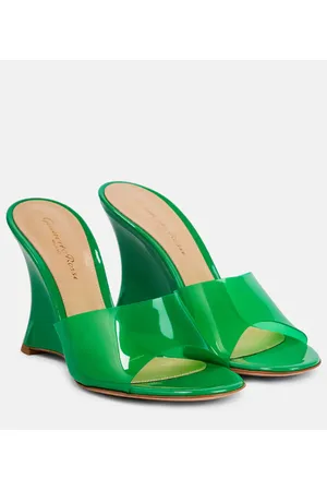Gianvito Rossi Wedge-Pantoletten Vernice