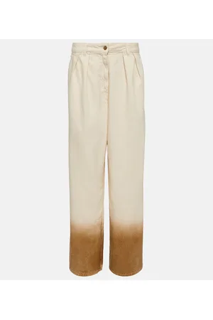 Alanui High-Rise Wide-Leg Jeans