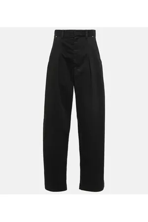 Isabel Marant High-Rise-Hose Lenadi aus Baumwolle