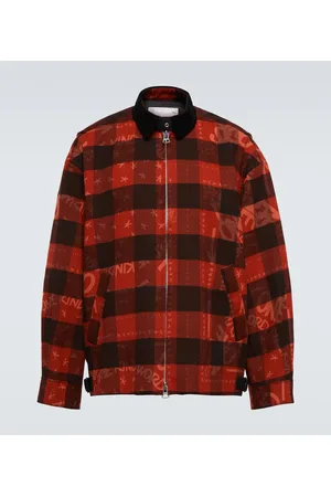 SACAI X Eric Haze karierte Blousonjacke aus Baumwolle