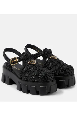Prada Plateausandalen Monolith
