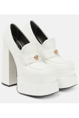 VERSACE Loafer-Pumps Aevitas aus Leder