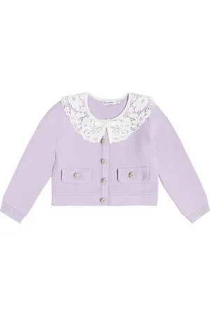 Self-Portrait Verzierter Cardigan mit Spitze
