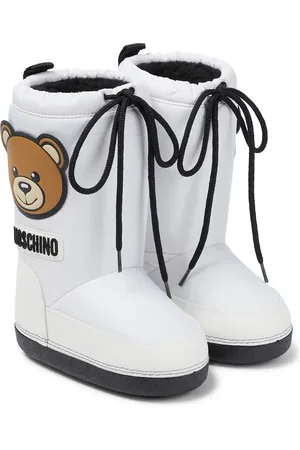 Moschino Schneestiefel mit Faux Shearling