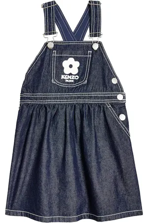 Kenzo Besticktes Jeanskleid