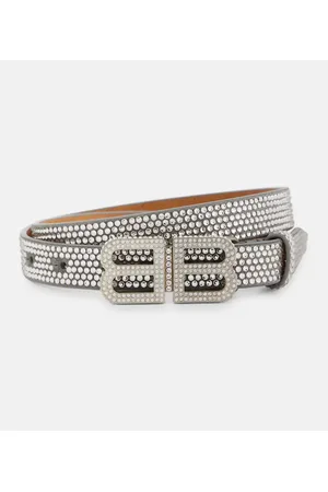 Balenciaga Gürtel BB Hourglass mit Kristallen