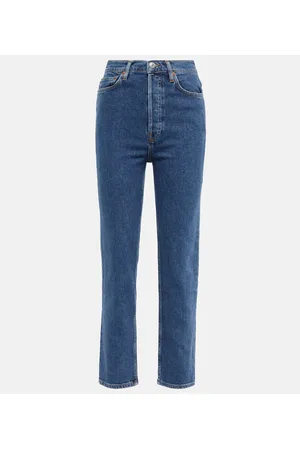RE/DONE High-Rise Jeans 70s Stove Pipe