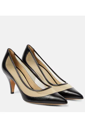 Khaite Pumps River aus Leder und Mesh
