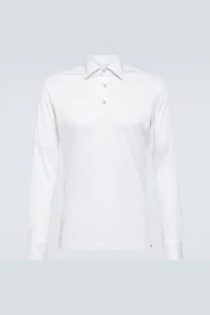 Kiton Polohemd aus Baumwollpopeline