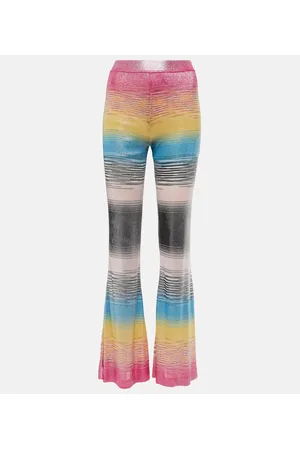 Missoni High-Rise-Schlaghose aus Strick