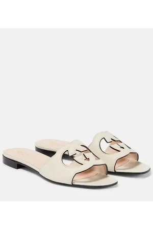 Gucci Pantoletten Interlocking G aus Leder