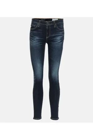AG Jeans Mid-Rise Skinny Jeans The Legging Ankle