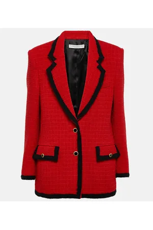 Alessandra Rich Jacke aus Bouclé