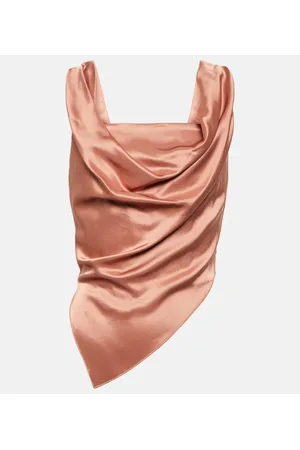 Nanushka Top Petra aus Satin
