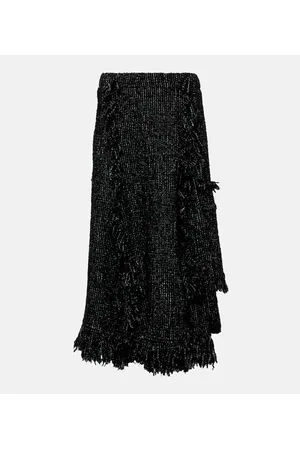 SACAI Midirock aus Tweed
