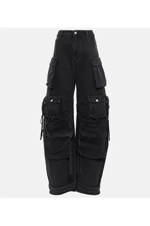 The Attico Cargohose Fern aus Denim
