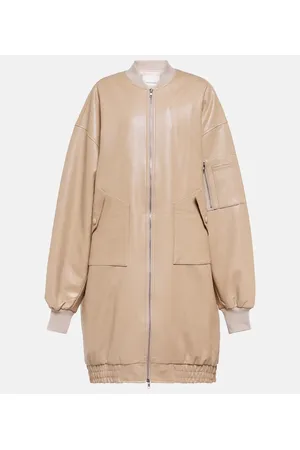 The Frankie Shop Oversize-Jacke aus Lederimitat