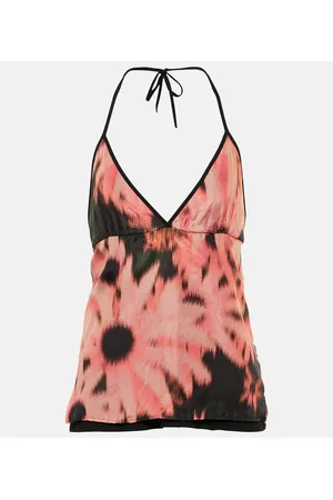 DRIES VAN NOTEN Top aus Baumwolle und Seide