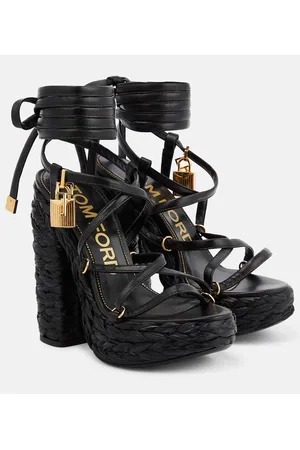 Tom Ford Plateausandalen aus Leder