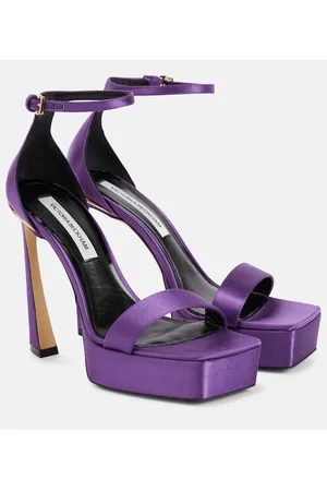 Victoria Beckham Plateausandalen aus Satin