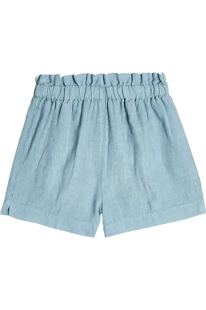 Il gufo Shorts aus Leinen