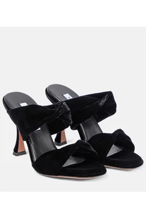 Aquazzura Sandalen Twist 95 aus Samt