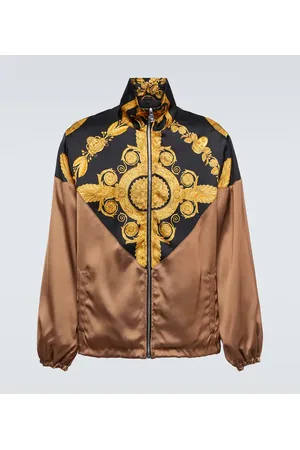 VERSACE Bomberjacke Maschera Baroque aus Satin
