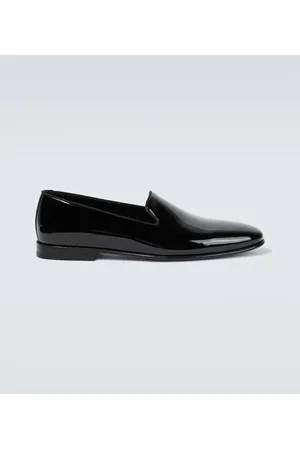 Manolo Blahnik Slip-Ons Mario aus Lackleder