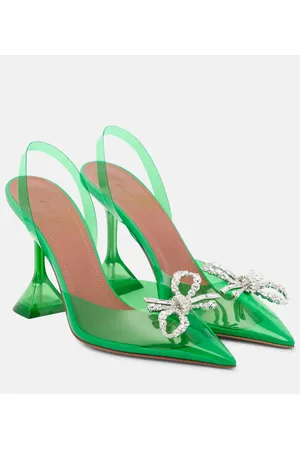Amina Muaddi Verzierte Slingback-Pumps Rosie