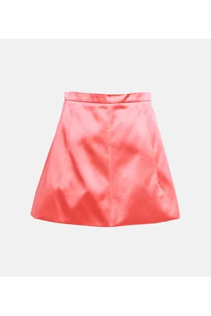 Patou Minirock aus Satin