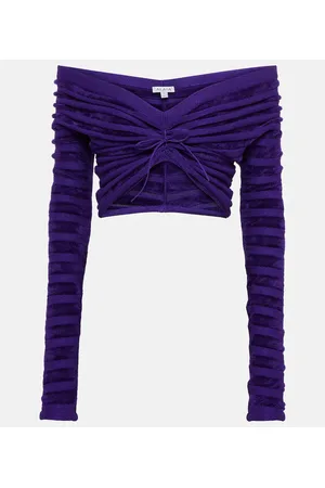 Alaïa Alaïa Off-Shoulder-Top