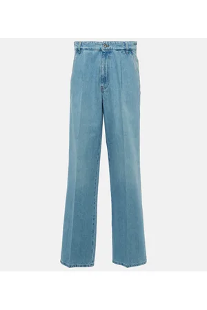 Miu Miu Low-Rise Wide-Leg Jeans