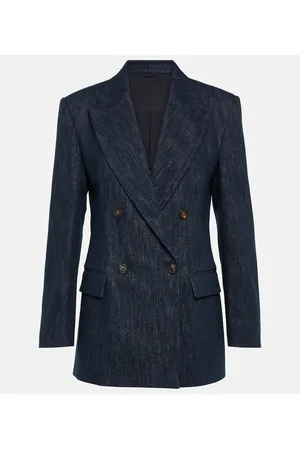 Brunello Cucinelli Blazer aus einem Baumwollgemisch