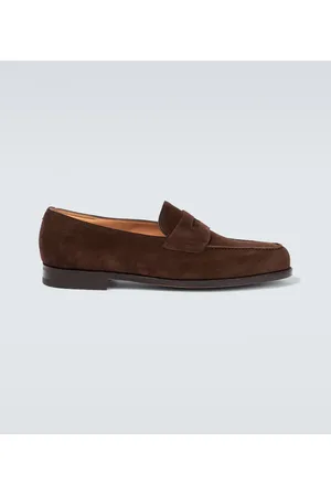 JOHN LOBB Loafers Lopez aus Veloursleder