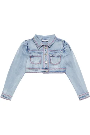 MONNALISA Verzierte Jeansjacke
