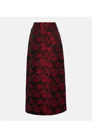 Ganni Maxirock aus Jacquard