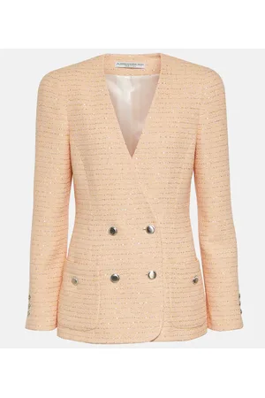 Alessandra Rich Jacke aus Bouclé