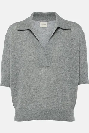 Khaite Top Shrunken Jo aus einem Kaschmirgemisch
