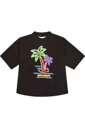 Palm Angels Bedrucktes T-Shirt aus Baumwoll-Jersey