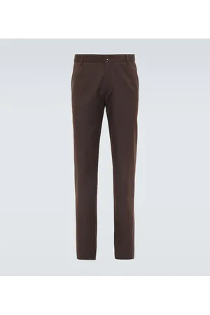 Loro Piana Chinohose aus Baumwolle und Wolle