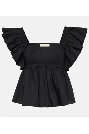 ULLA JOHNSON Top Romi aus Baumwollpopeline
