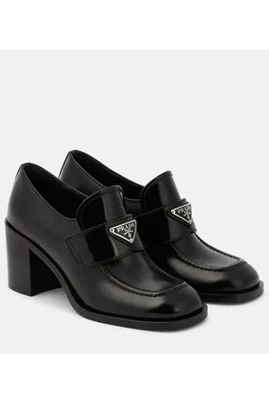 Prada Loafer-Pumps Chocolate Flow
