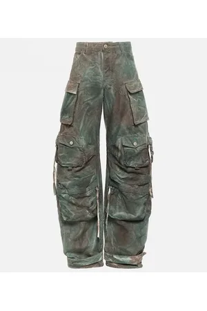 The Attico Cargohose Fern aus Denim