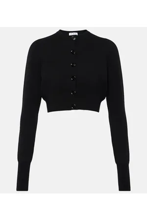 Alaïa Alaïa Cropped-Cardigan aus einem Wollgemisch
