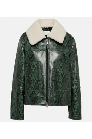 Dorothee Schumacher Lederjacke Urban Jungle mit Shearling