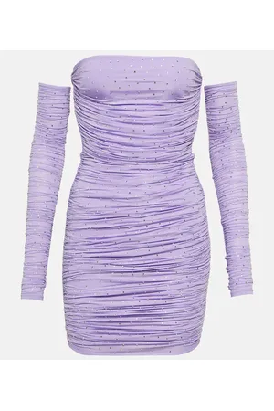 ALEX PERRY Verziertes Minikleid aus Jersey